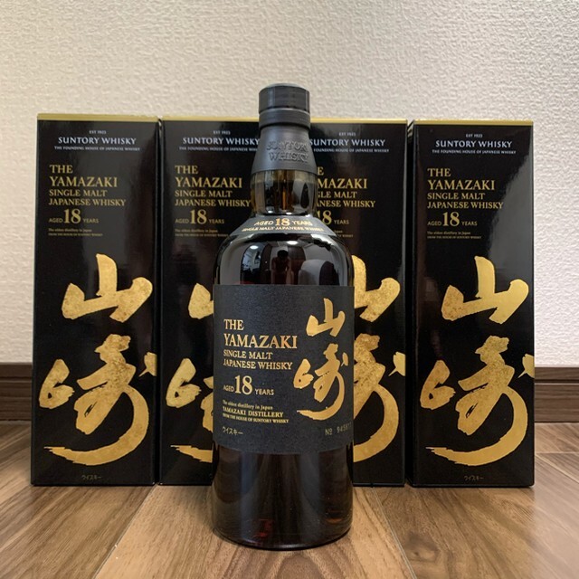 交換無料! サントリー - サントリー ウイスキー 山崎18年 4本セット