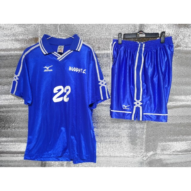 MIZUNO - サッカー部 ミズノMCライン ユニフォーム ブルーの通販 MIZUNO - サッカー部 ミズノMCライン ユニフォーム ブルーの通販