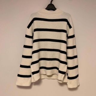 マウジー(moussy)のmoussy ボーダーニット　ベーシックアイテム(ニット/セーター)