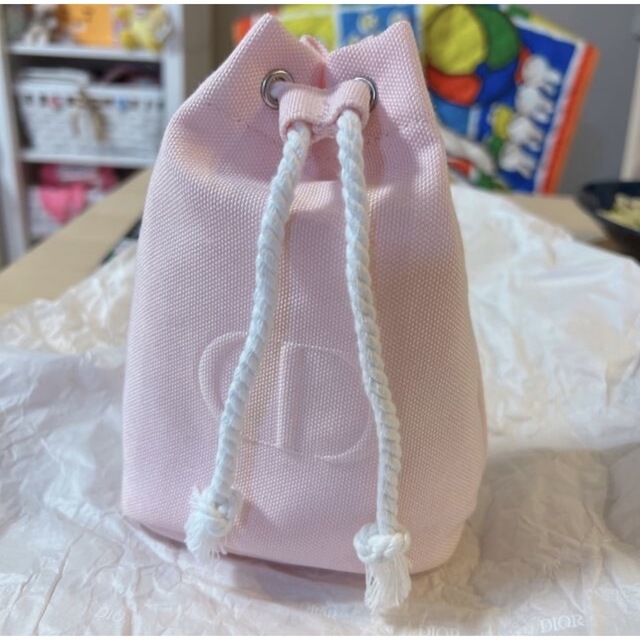 DIOR ディオール ノベルティ 巾着ポーチ ピンク stuff.liu.se