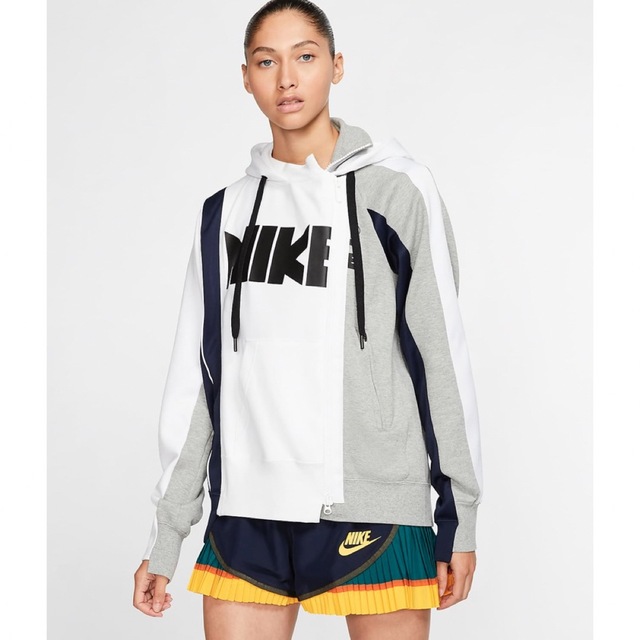 sacai×nike 再構築パーカー　レディースLサイズ　サカイ　ナイキ