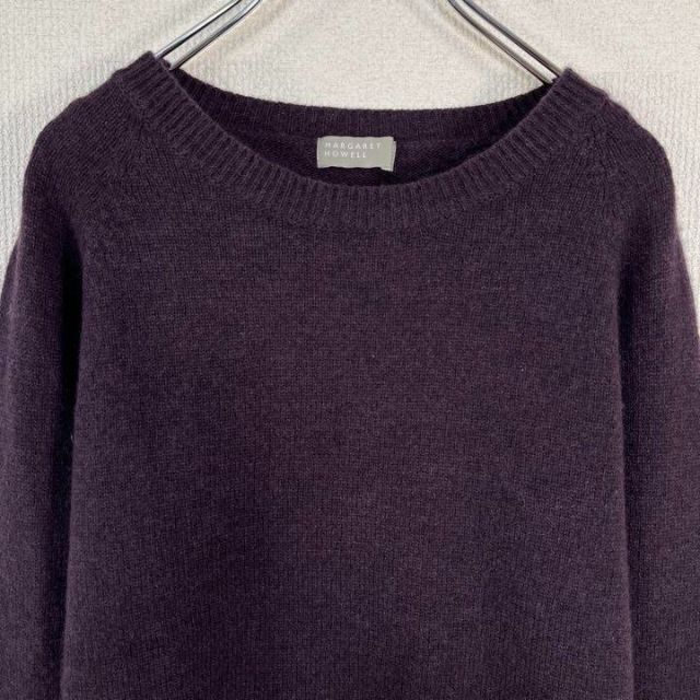 美品・カシミヤ混】マーガレットハウエル ニットセーター クルーネック