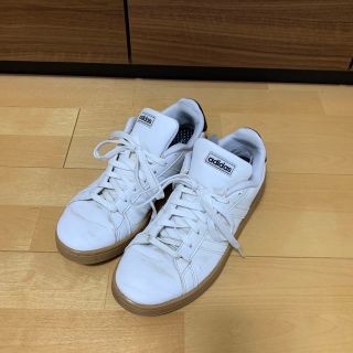 アディダス(adidas)のadidas アディダス グランド コート 26.5cm 白(スニーカー)