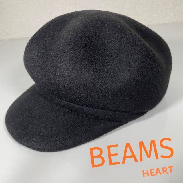 BEAMS 【美品】ビームス ハート キャスケット 帽子 ブラック 黒 冬服 レディースの通販 by ちゃんみち's shop｜ビームスならラクマ