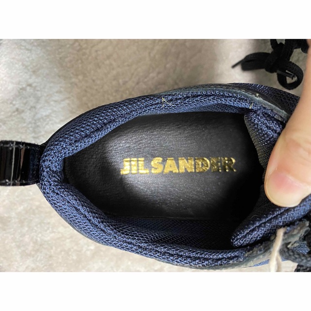 Jil Sander(ジルサンダー)の未使用　ジルサンダー　スニーカー　ネイビー　紺　35 22cm レディース レディースの靴/シューズ(スニーカー)の商品写真