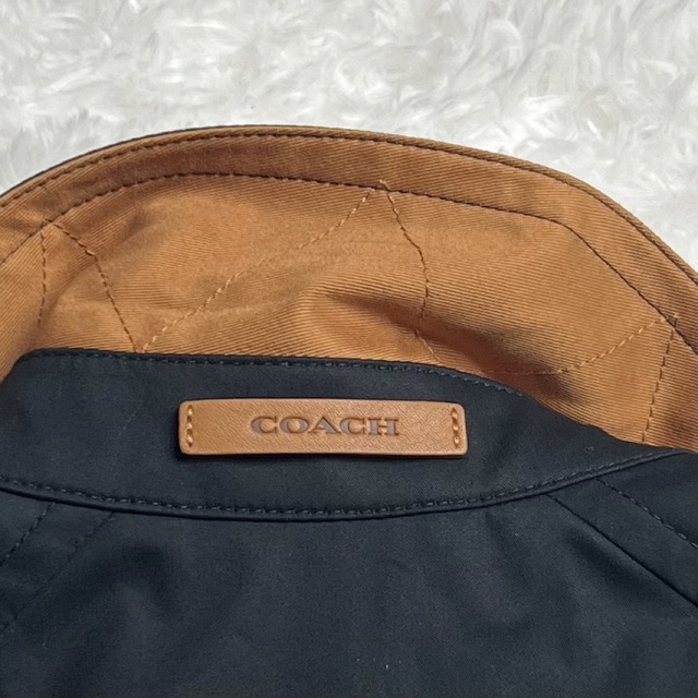 COACH(コーチ)の専用）COACHコーチ　裏地ロゴ柄トレンチコート　レディース　ブラックXS エンタメ/ホビーのエンタメ その他(その他)の商品写真