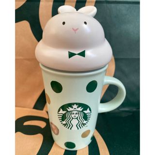 スターバックスコーヒー(Starbucks Coffee)のスターバックス　マグホイップラビットリッド296ml スタバ　お正月　マグカップ(グラス/カップ)