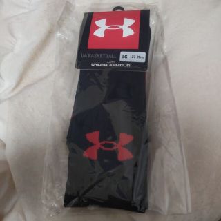 アンダーアーマー(UNDER ARMOUR)のアンダーアーマー バスケットボールソックス 黒 L(ソックス)