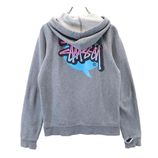 STUSSY　裏起毛パーカー　S