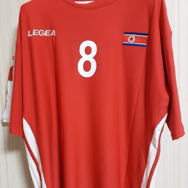 限界価格 北朝鮮のユニフォームのレプリカ　サッカーLEGEA製 サイズXL