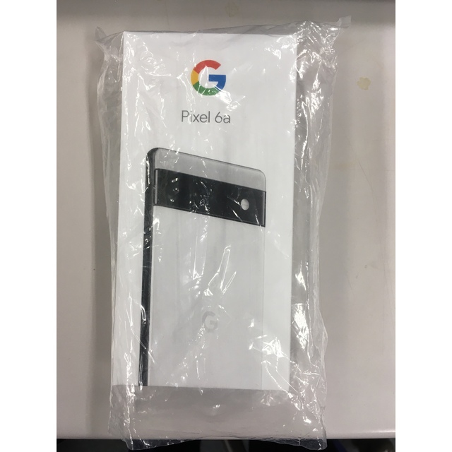 新品　Google Pixel 6a 128GB chalk 白 スマホ/家電/カメラのスマートフォン/携帯電話(スマートフォン本体)の商品写真