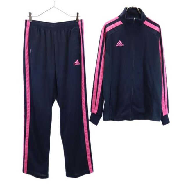 adidas アディダス  ジャージ　セットアップ　ＸＬ O ネイビー