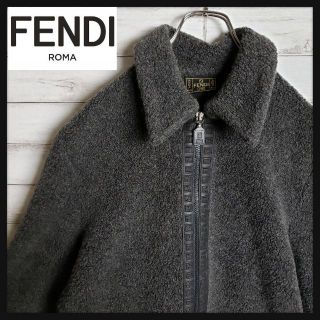 フェンディ　FENDI  ムートン　レザー　ブルゾン　ジャケット　ボア