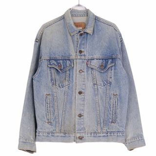 リーバイス(Levi's)の80’s リーバイス Levi's デニムジャケット USA製 57508-0214 Gジャン コットン アウター メンズ L インディゴブルー(Gジャン/デニムジャケット)