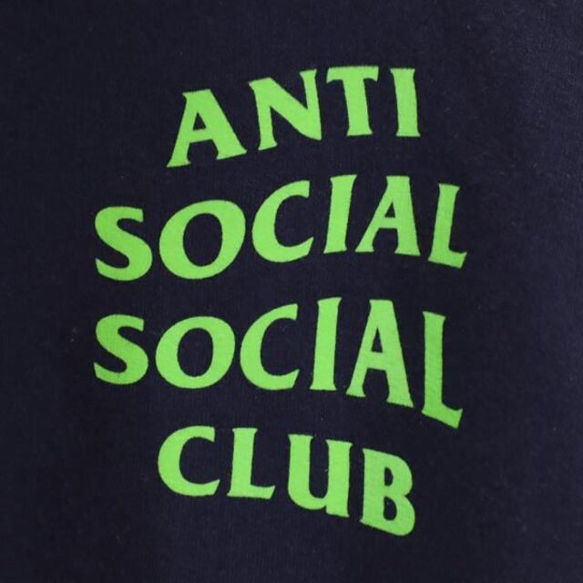 アンチソーシャルソーシャルクラブ バックロゴプリント スウェットパーカー M ネイビー ANTI SOCIAL SOCIAL CLUB メンズ   【220922】 4