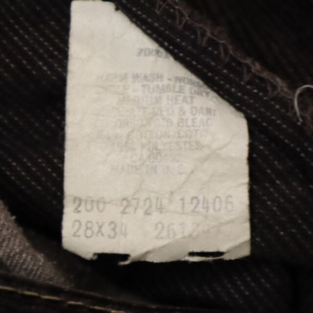 リー 80s 200 2724 12406 USA製 コーデュロイパンツ W28 茶 Lee 42TALON ヴィンテージ メンズ 【R220928】 【中古】 Lee(リー) 80S USA製 42TALON コーデュロイスラックス メンズ