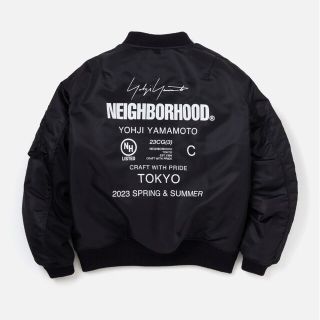 ネイバーフッド(NEIGHBORHOOD)のYohji Yamamoto NEIGHBORHOOD MA-1 XLサイズ(ブルゾン)