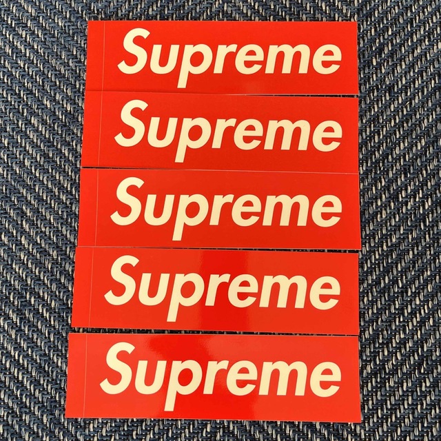 シュプリーム ステッカー ボックスロゴ BOX Logo ５枚 セット - 小物