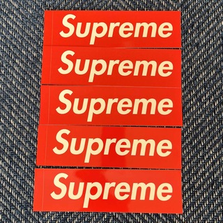 シュプリーム(Supreme)のsupreme ステッカー 5枚セット box logo ボックスロゴ(ステッカー)