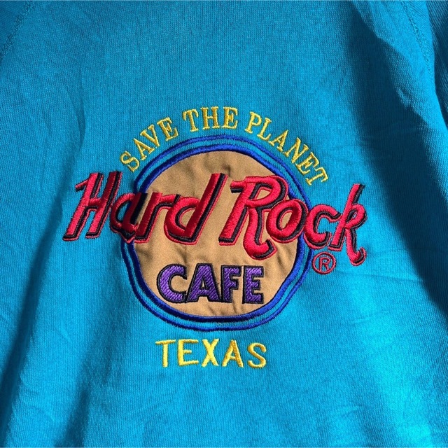 ハードロックカフェ　ヴィンテージ　トレーナー　テキサス　刺繍　USA製　　L