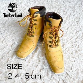 ティンバーランド(Timberland)の【希少】ティンバーランド ウェッジソール ショートブーツUS6.5 24.5cm(ブーツ)