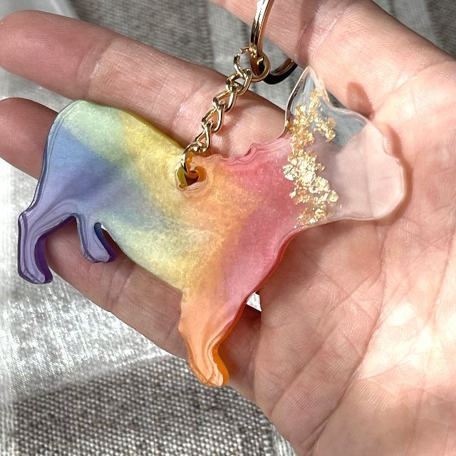 レジンキーホルダーの通販 by Cyril (オーダー停止中・・・泣)|ラクマ
