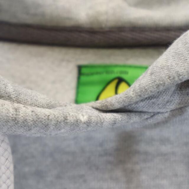 BURTON - バートン ロゴ刺繍 スウェットパーカー L グレー BURTON 裏