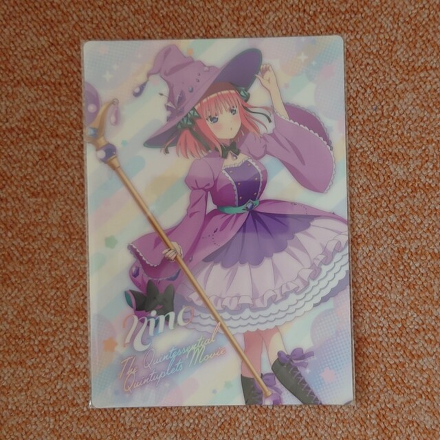 グラくじ 五等分の花嫁 Jewel Wizard D賞 下敷き 二乃 三玖 四葉