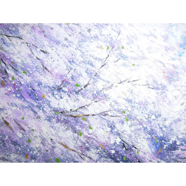 【ART】中垣龍一真筆(弘前城の桜並木)6号 エンタメ/ホビーの美術品/アンティーク(絵画/タペストリー)の商品写真