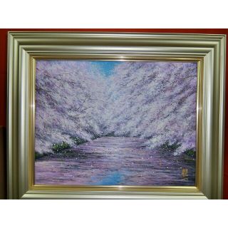 sale【ART】中垣龍一真筆(弘前城の桜並木)6号-