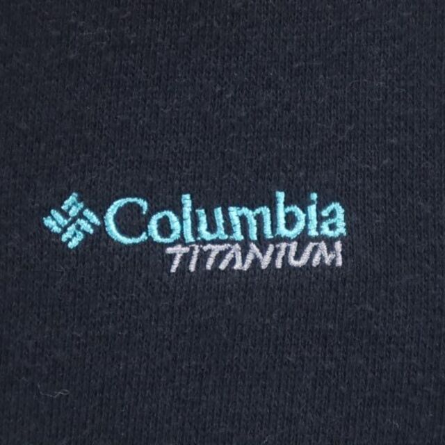 Columbia(コロンビア)のコロンビア チタニウム スウェット ロゴ刺繍 ジップパーカー S 黒系 Columbia ラグラン レディース  【220920】 【中古】 レディースのトップス(パーカー)の商品写真