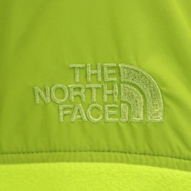 THE NORTH FACE(ザノースフェイス)のノースフェイス NLW21404 アウトドア フリース M ライトグリーン THE NORTH FACE ロゴ刺繍 レディース  【220925】 【中古】 レディースのジャケット/アウター(ロングコート)の商品写真