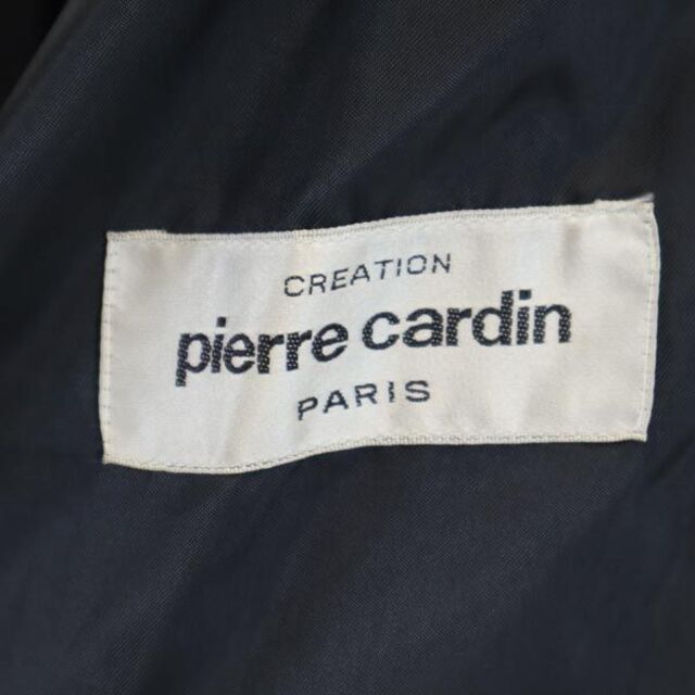 pierre cardin 中綿ジャケットコート ネイビー 大きいサイズ 上品