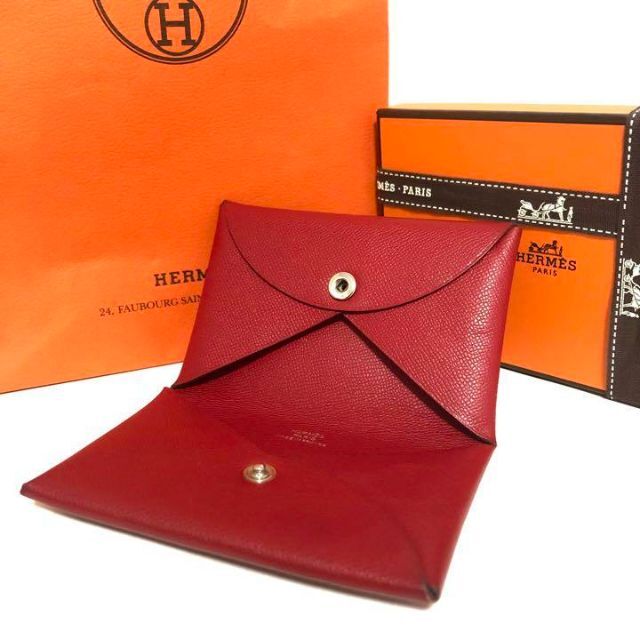 Hermes(エルメス)の✨panda様専用✨✨エルメス　カルヴィ　カードケース　名刺入れ レディースのファッション小物(名刺入れ/定期入れ)の商品写真