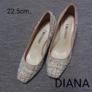 ダイアナ(DIANA)のDIANA ツイードパンプス(ハイヒール/パンプス)