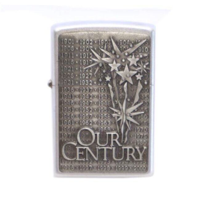 ジッポー 90s 1999年 OUR CENTURY オイルライター シルバー ZIPPO USA