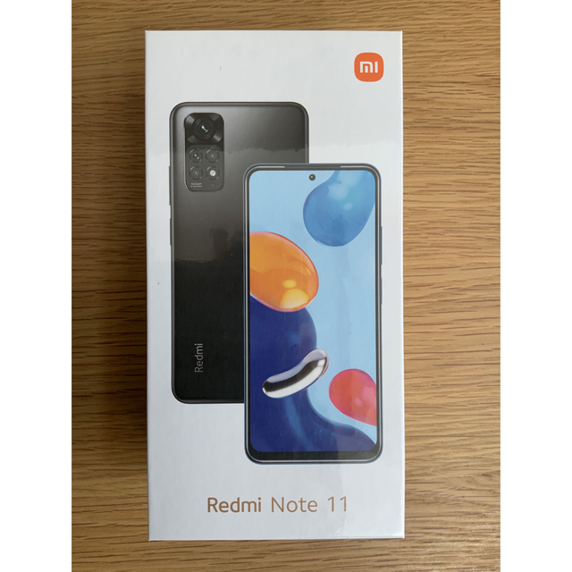 Xiaomi redmi note 11 グラファイトグレー