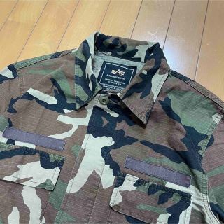 アルファインダストリーズ(ALPHA INDUSTRIES)のALPHA  INDUSTRIES  INC. 迷彩ジャケット(ミリタリージャケット)