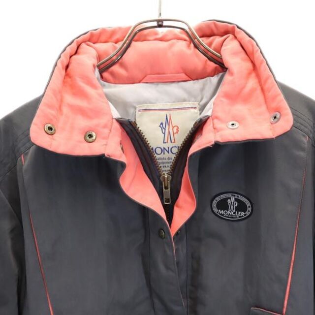 モンクレール 80s ヴィンテージ ダウンジャケット M グレー MONCLER レディース 【220922】 3