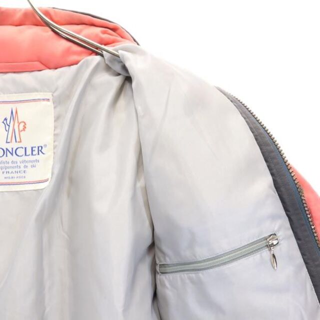 モンクレール 80s ヴィンテージ ダウンジャケット M グレー MONCLER レディース 【220922】 6