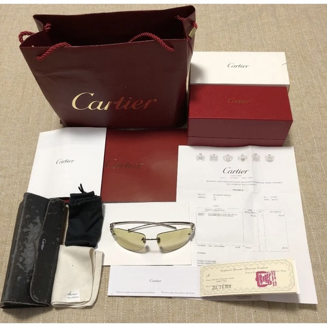 サングラス Cartier サングラスの通販 by N｜ラクマ カルティエ がいれば