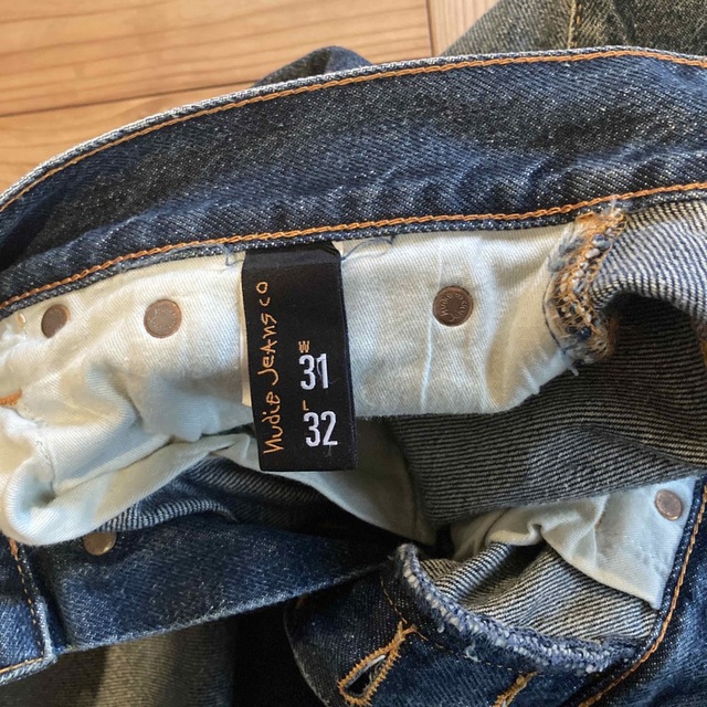 Nudie Jeans(ヌーディジーンズ)のnudie jeans ダメージデニム　GRIM TIM メンズのパンツ(デニム/ジーンズ)の商品写真