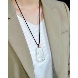 ⭐【天然】グリーンルチル クオーツ ネックレス 35gの通販 by Rui|ラクマ