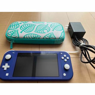 Nintendo Switch - Nintendo Switch Lite ブルー ケース付き の通販 by