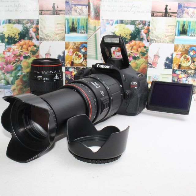 ❤️新品カメラバック付❤️Canon EOS kiss x5 超望遠ダブルレンズ ❤️新品カメラバック付❤️Canon EOS kiss x5 超望遠ダブルレンズ