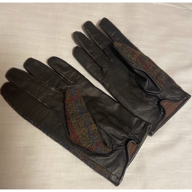 Harris Tweed(ハリスツイード)のハリスツイード 手袋 メンズ 着用したままスマホ操作可能 メンズのファッション小物(手袋)の商品写真