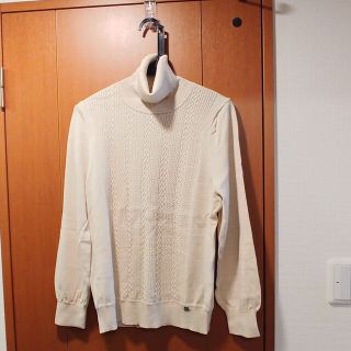 DAKS タートルネックセーター アイボリー 44 新品(ニット/セーター)