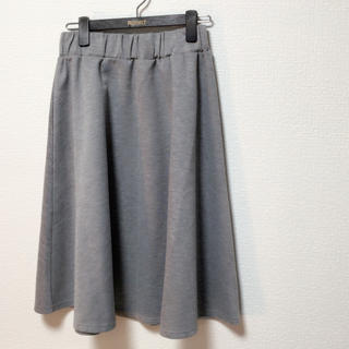 イッツデモ(ITS'DEMO)の新品スウェットスカート♡グレー(ひざ丈スカート)