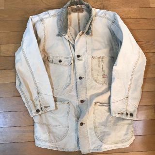 90s リーバイス　イレギュラー　カバーオール　ダックジャケット　USA製　M Levi's - 古着 USA製リーバイス90年代 ダック生地カバーオールの