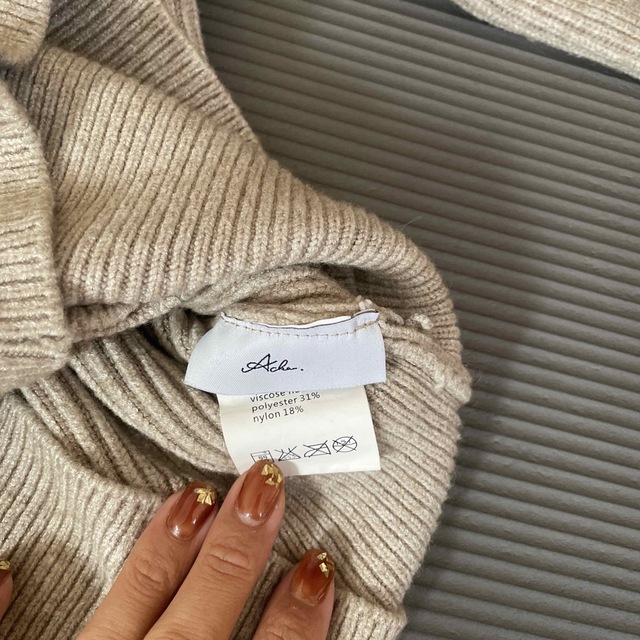 mystic(ミスティック)のAcka french sleeve knit  フレンチスリーブニット レディースのトップス(ニット/セーター)の商品写真